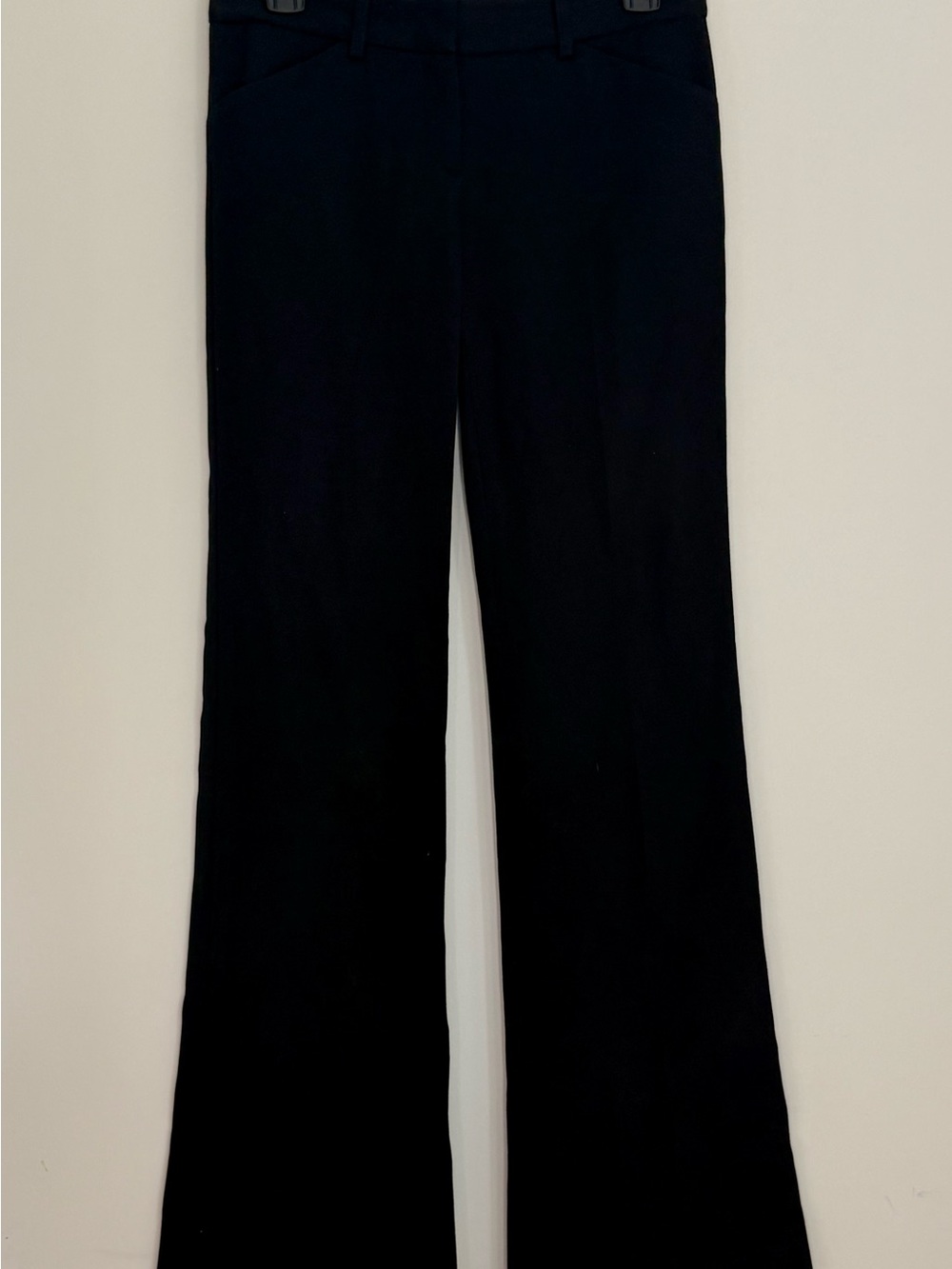 Theory Flare-Leg Tailored Trousers in Black – Size 0 - Picture 2 of 5